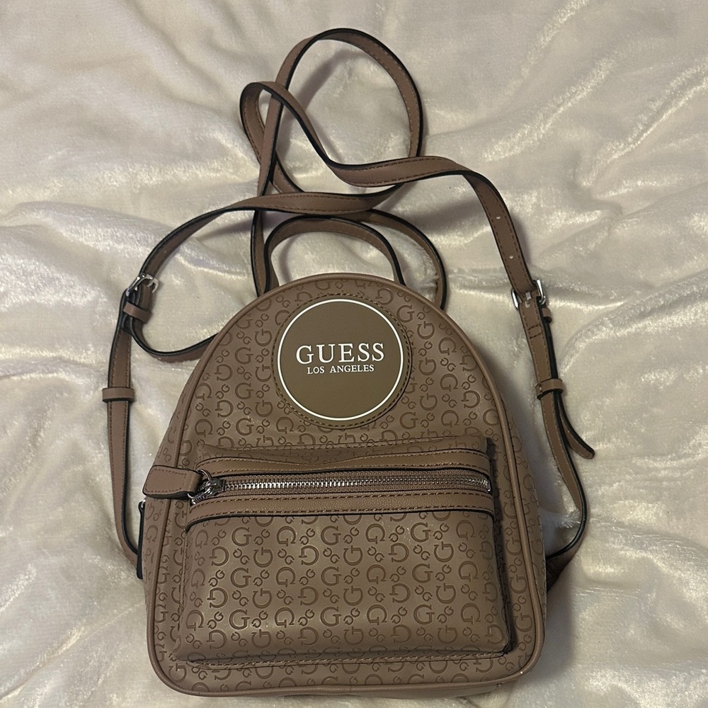 GUESS Los Angeles Tan Backpack